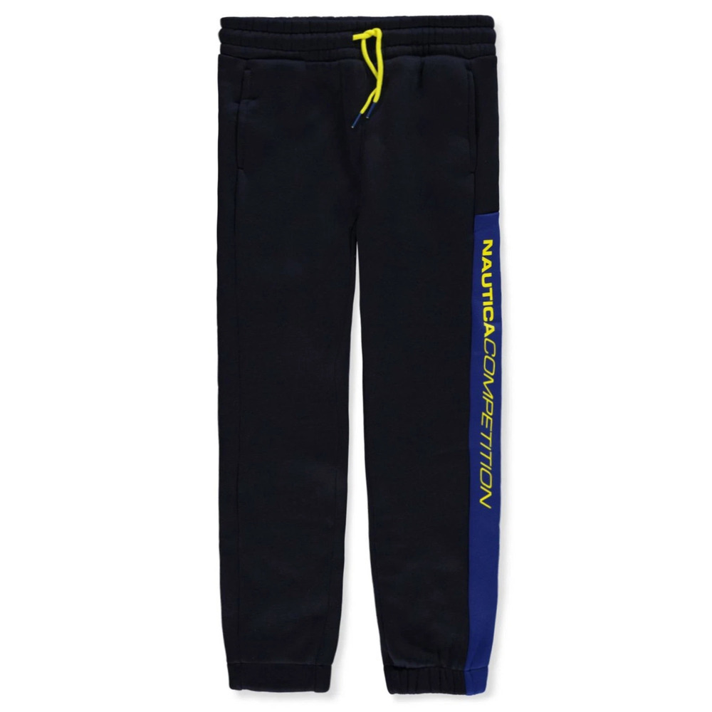 Nautica Competition Boys Taped Joggers Pants Sweatpants Sport Navy Size 3T New